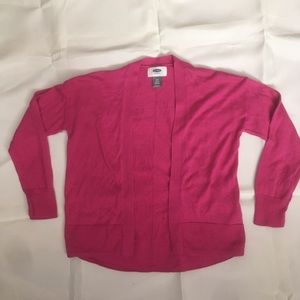 Old Navy girls pink cardigan.